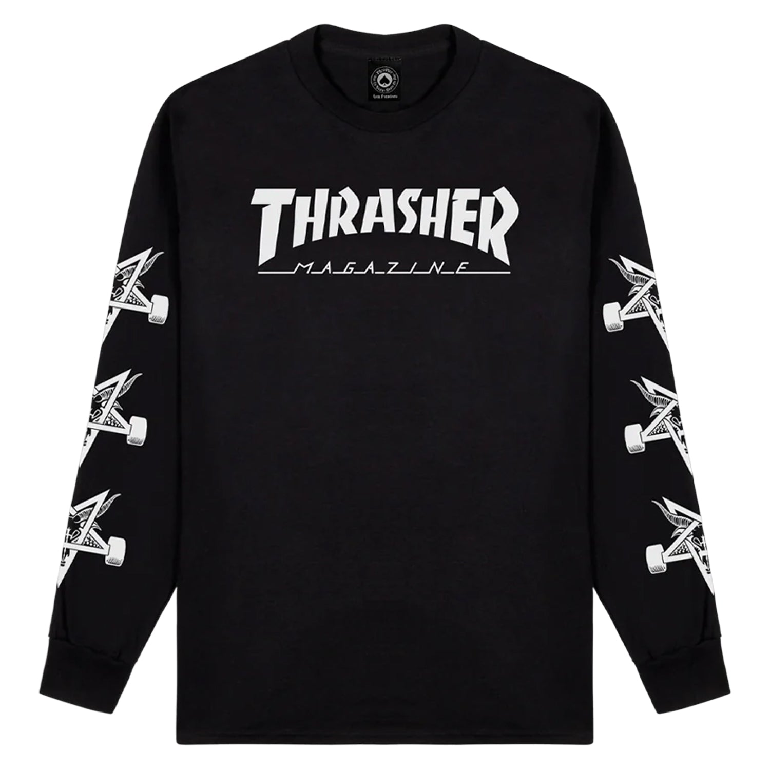 Thrasher Longsleeve Shirt Mag Goat Black