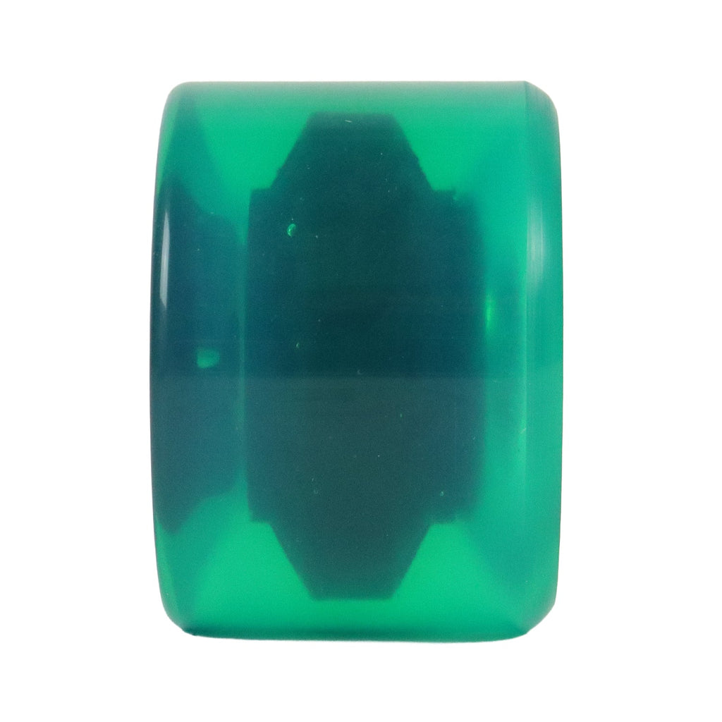 Longboard Wheels 65mm x 46mm 83A Clear Green 4-Pack