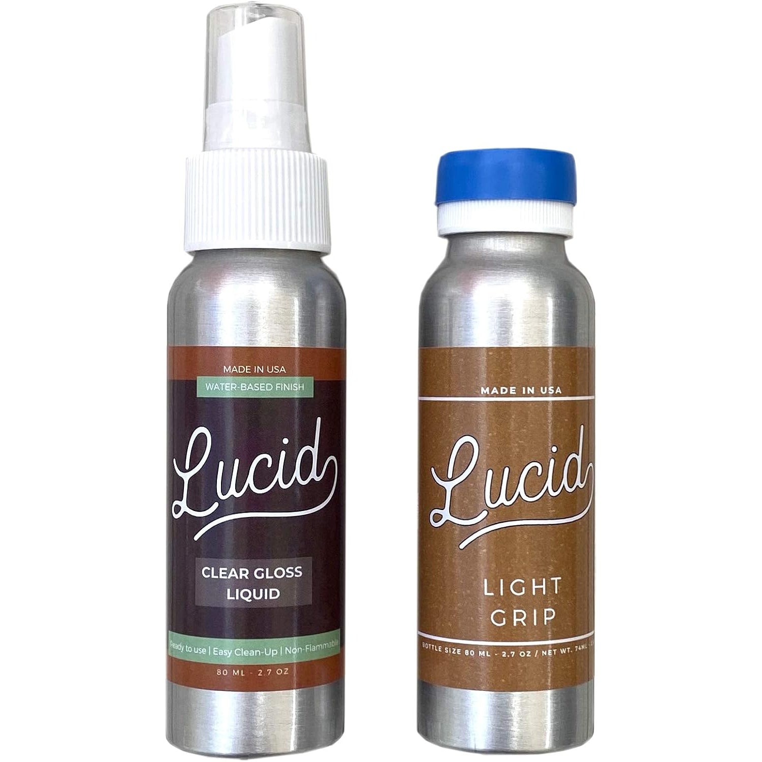 Lucid Grip - Clear and Glow Spray on Griptape Kit for Longboard, Skateboard - Choose Grit