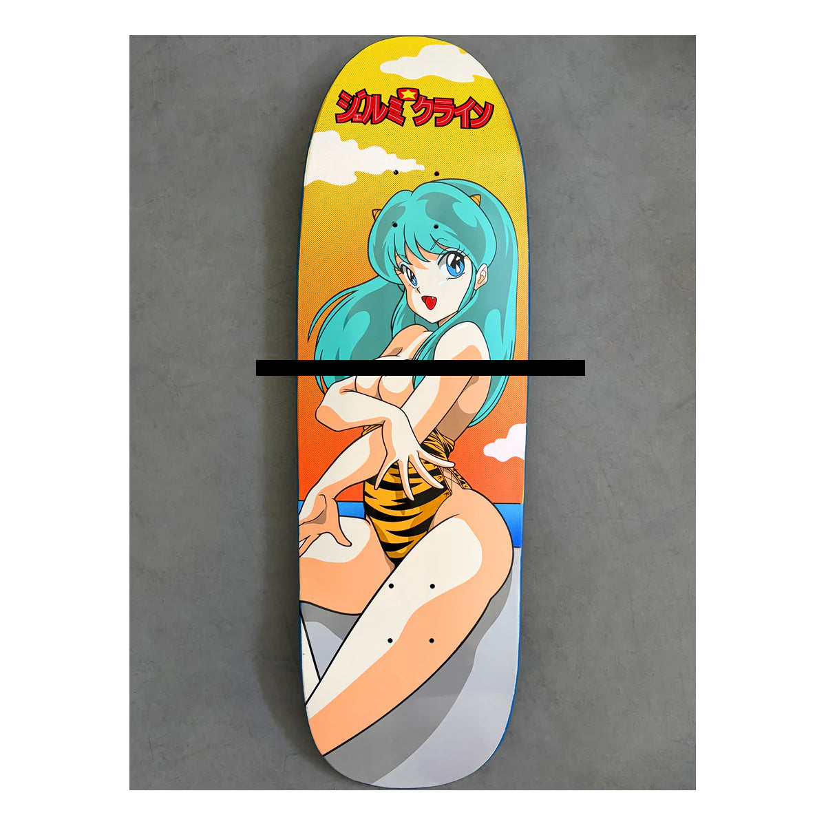 JK Industries Skateboard Complete Lum Chan Beach Shaped 9.5" x 31.75"
