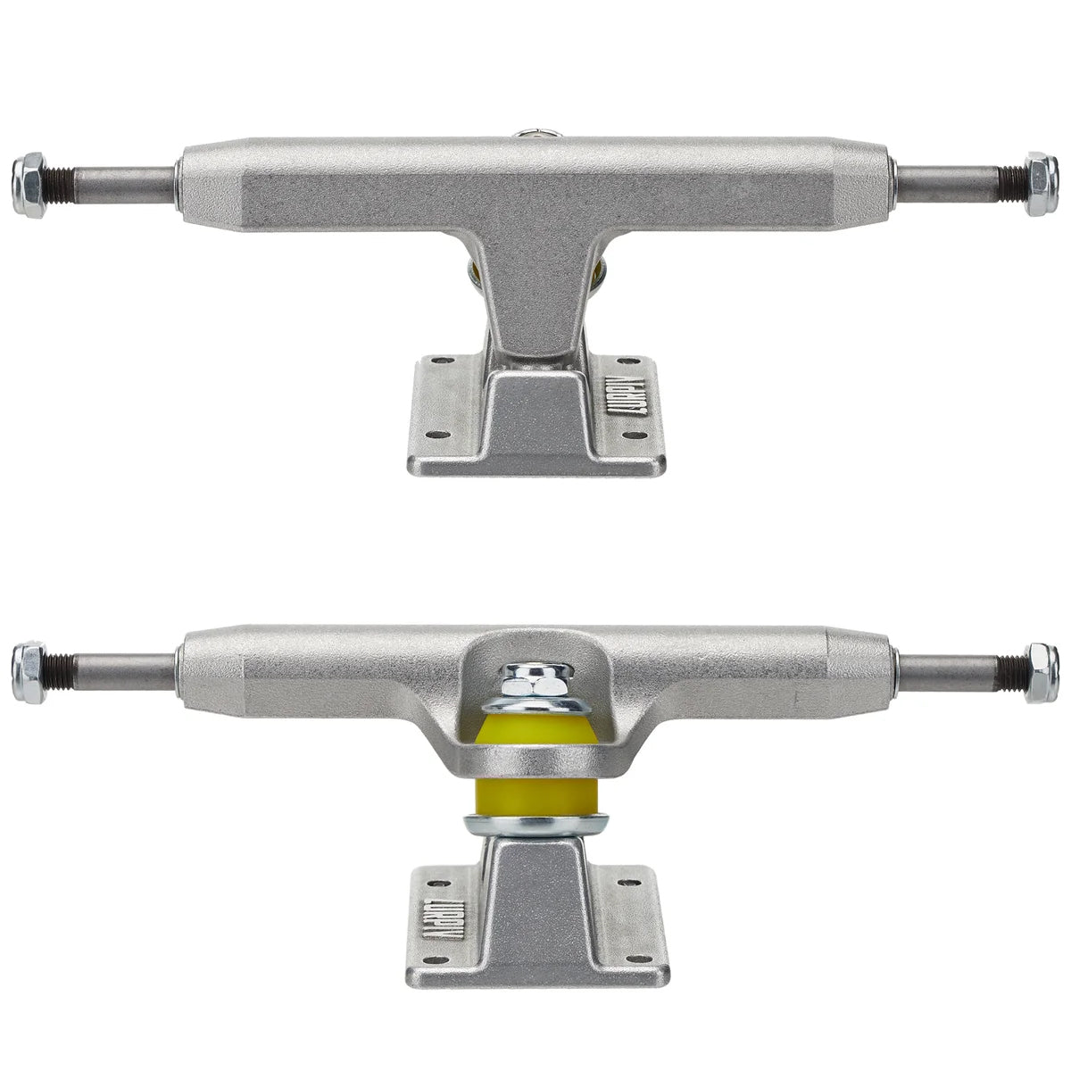 Lurpiv Skateboard Trucks Hollow Polished Silver 160 (8.9") Set of 2