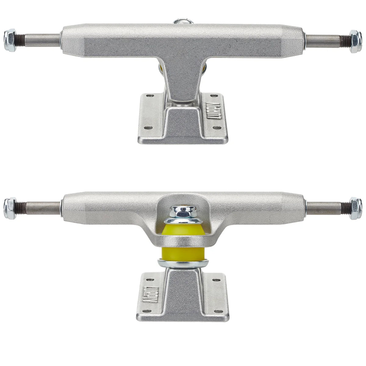 Lurpiv Skateboard Trucks Standard Polished Silver 140 (8.1") Set of 2