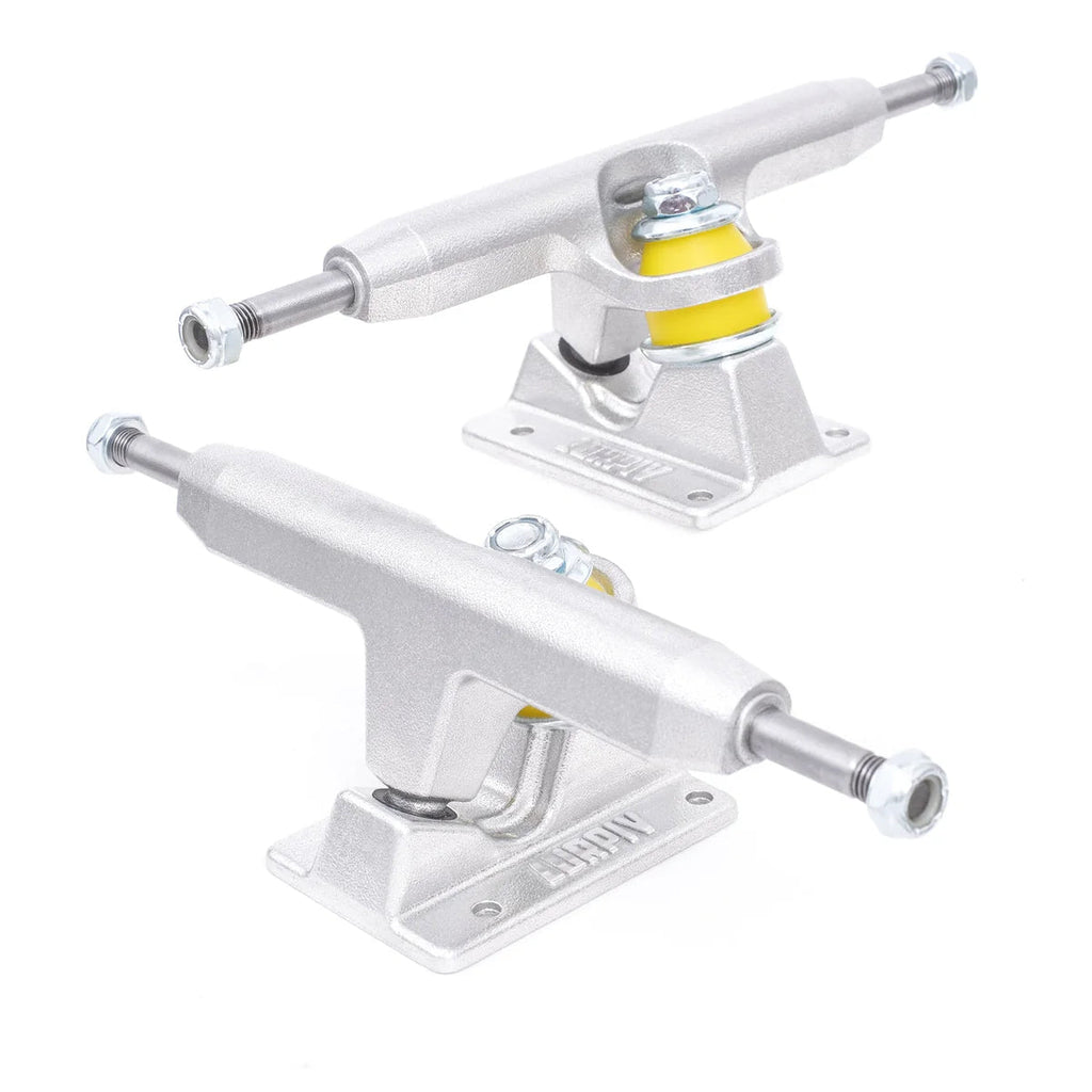 Lurpiv Skateboard Trucks Standard Polished Silver 150 (8.5") Set of 2