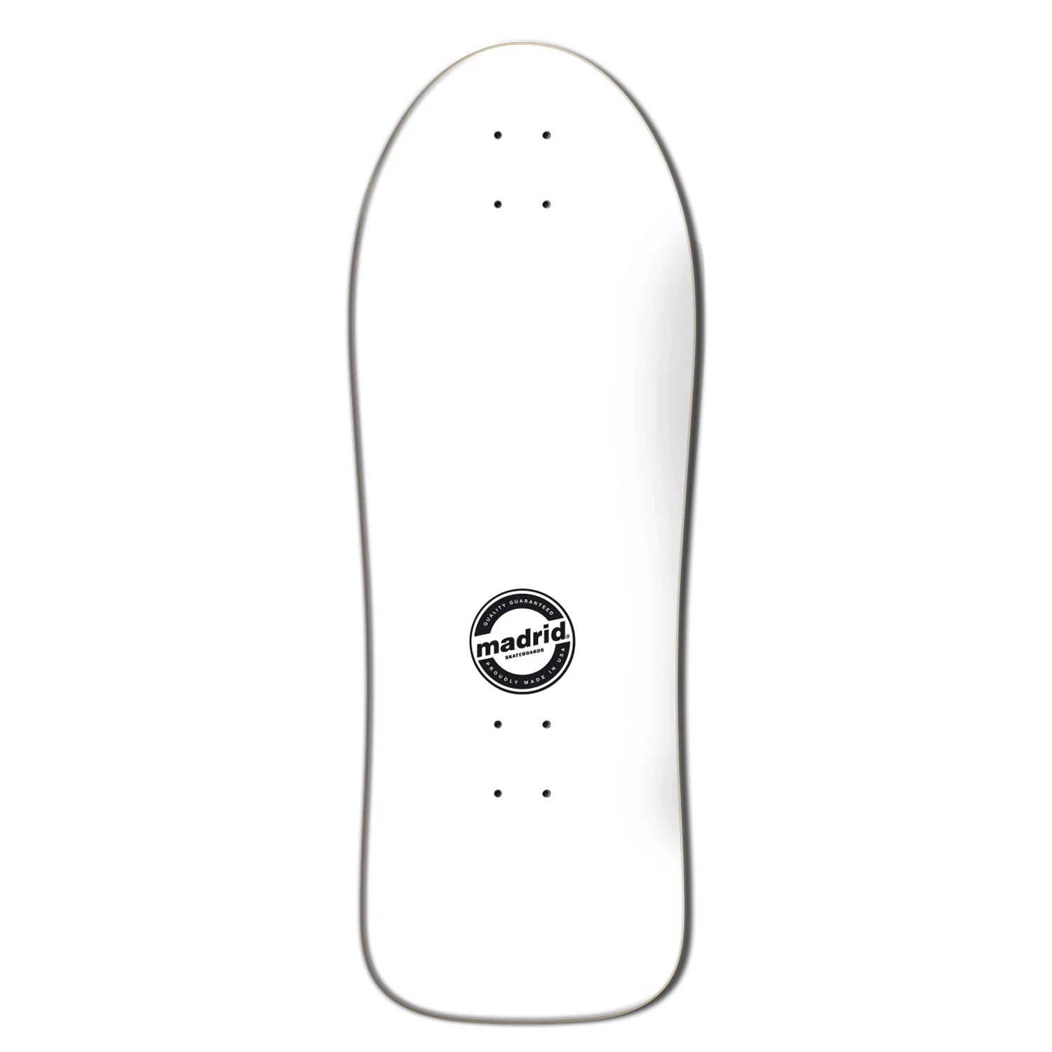 Madrid Skateboard Complete Gary Sanderson Atomic Man Reissue White 10.62" x 30.25"