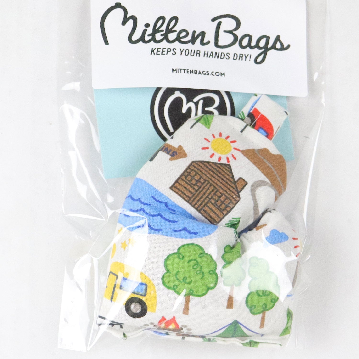 Mitten Bags Disc Golf Clay Grip Sack - Moisture Absorbing Bag - Choose Unique Design