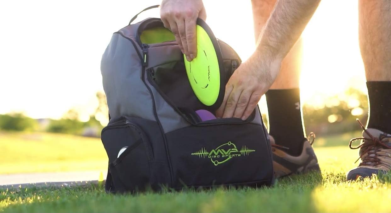 MVP Discs Disc Golf Backpack Bag - Shuttle Backpack - Holds 18-24 Discs
