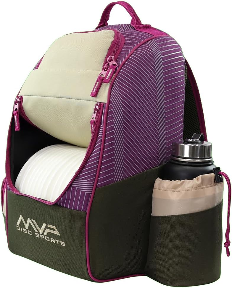 MVP Discs Disc Golf Backpack Bag - Shuttle Backpack - Holds 18-24 Discs