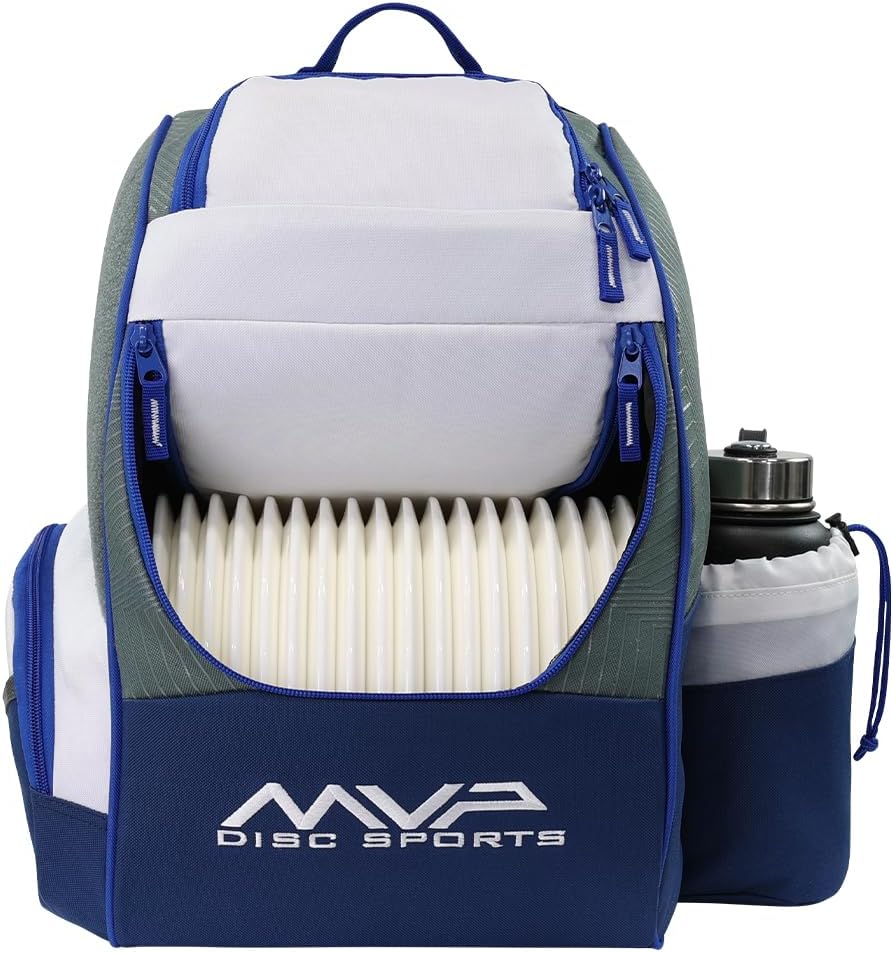 MVP Discs Disc Golf Backpack Bag - Shuttle Backpack - Holds 18-24 Discs