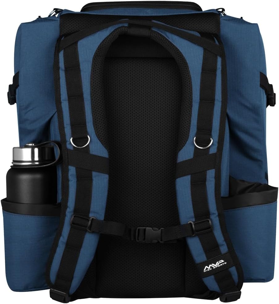 MVP Discs Disc Golf Backpack Bag - Voyager Lite Backpack - Holds 20-22 Discs