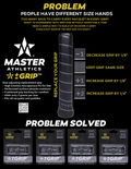 Master Athletics Grip Size Adjusting Replacement Grip