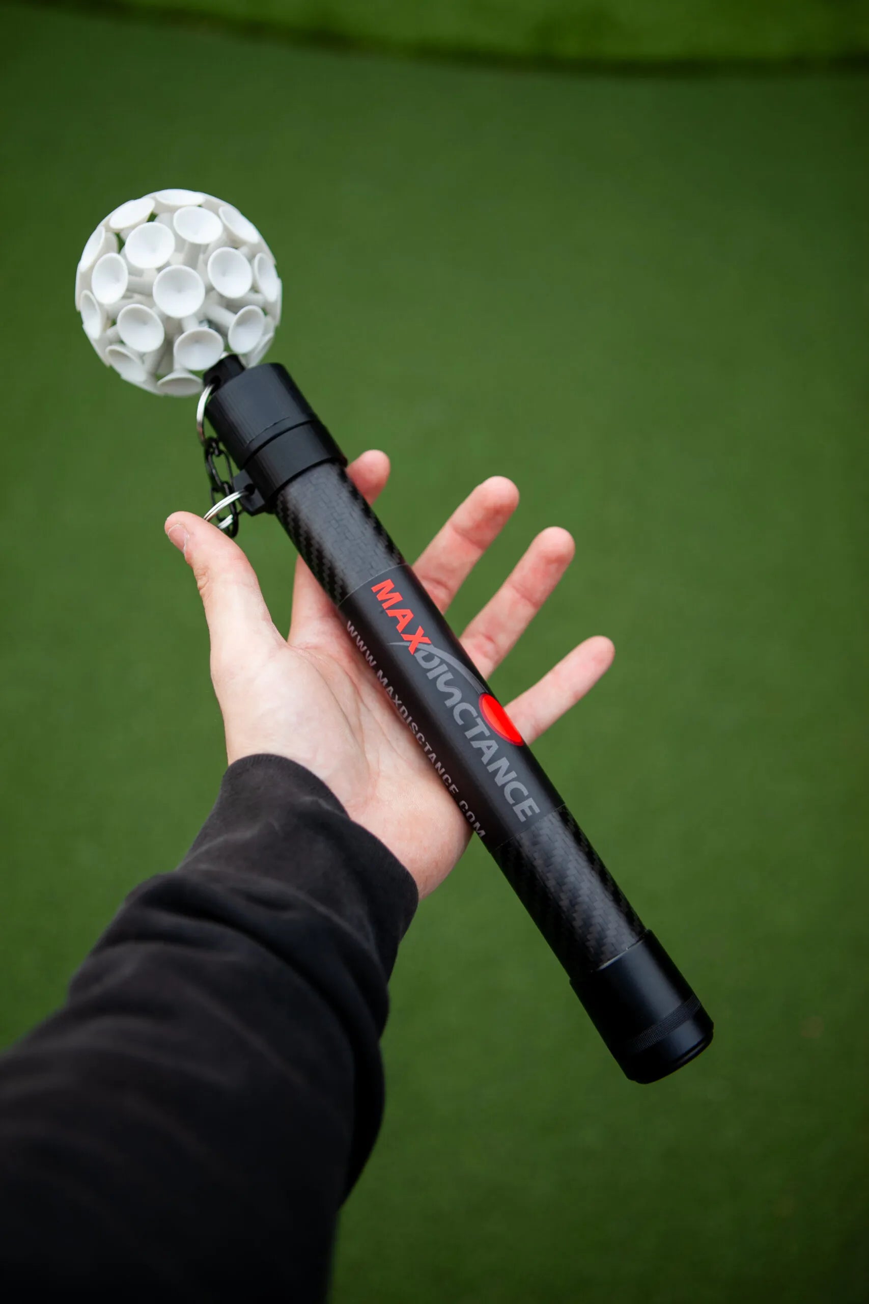 Max Disctance Disc Golf Carbon Fiber Suction Cup Disc Retriever - Choose Size