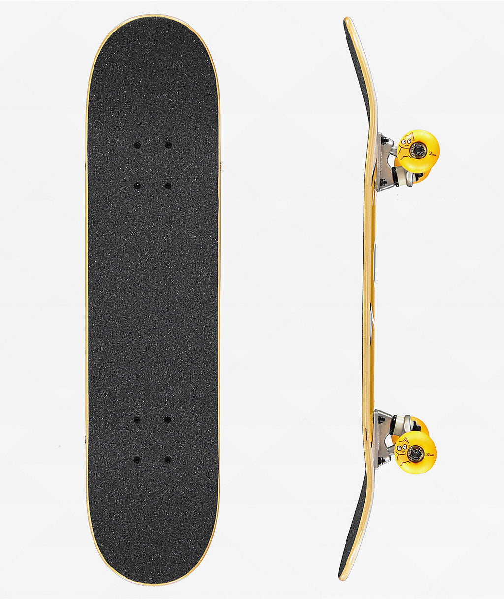 Meow Skateboard Complete Big Cat White 8.0" x 31.5"