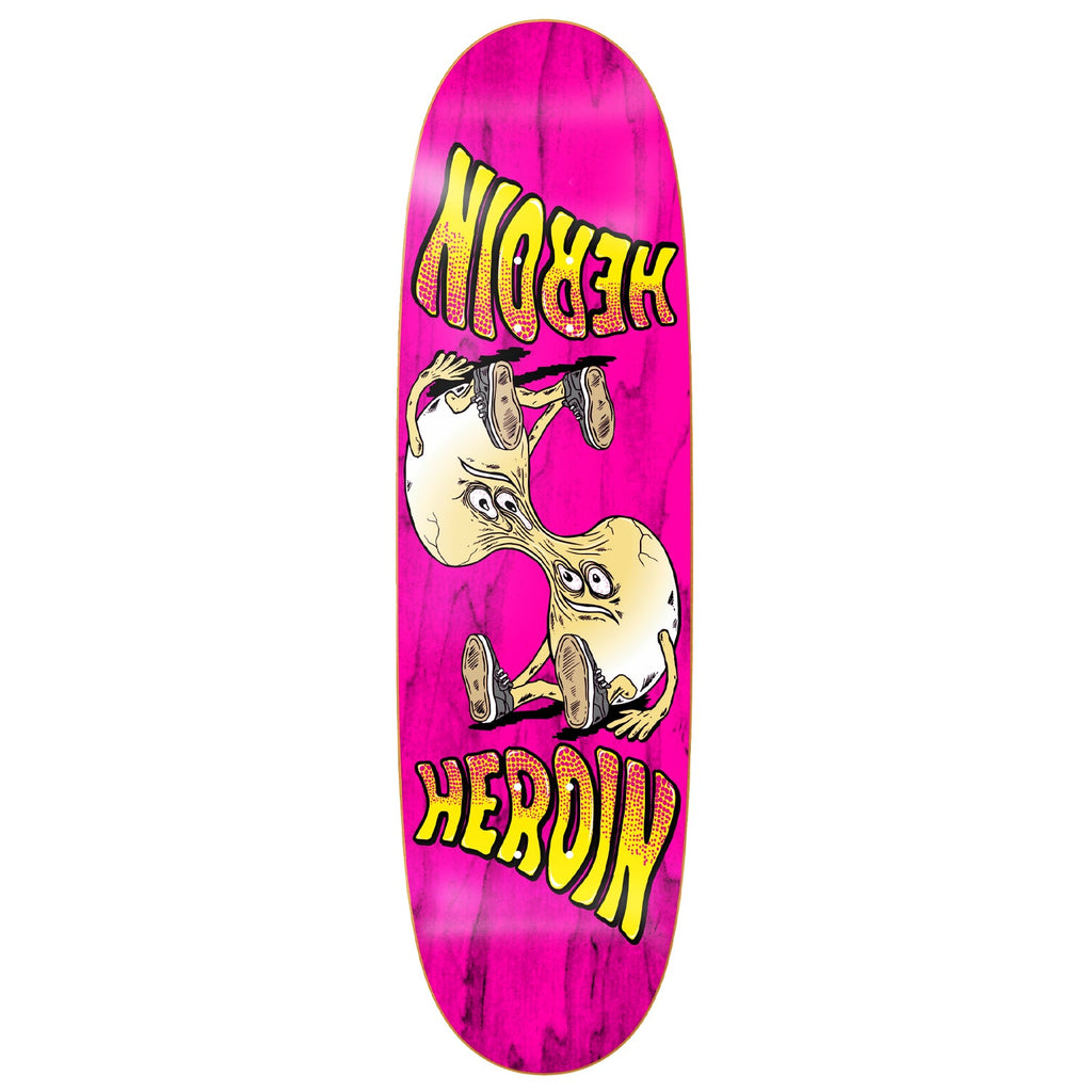 Heroin Skateboard Deck Merged Egg Symmetrical (Assorted) Assorted 8.88" x 31.9"