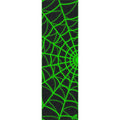 Mob Skateboard Griptape Spider Web Glow Black 10" x 33" Sheet