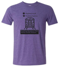NYC 7 Train Short Sleeve T Shirt Purple