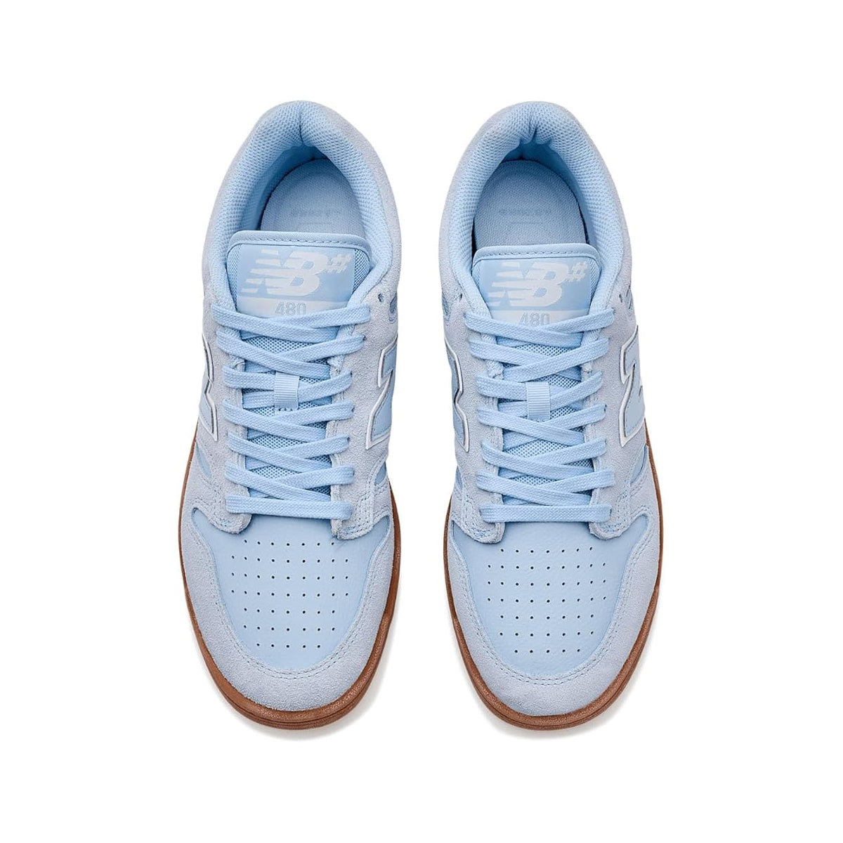 New Balance Numeric Skateboard Shoes 480 Baby Blue/Gum