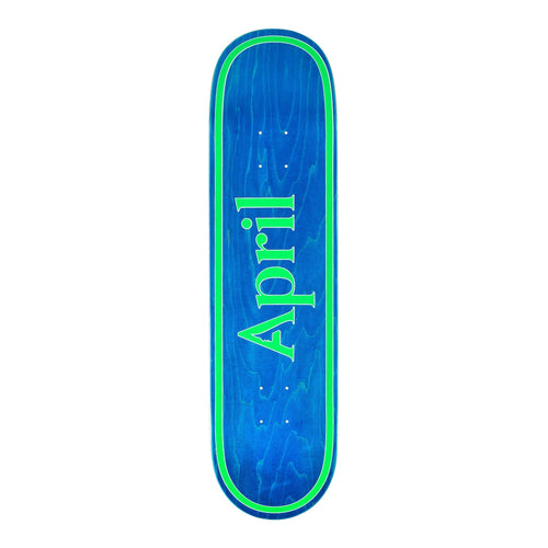April Skateboard Complete OG Logo Blue/Green 8.5" x 32.2"