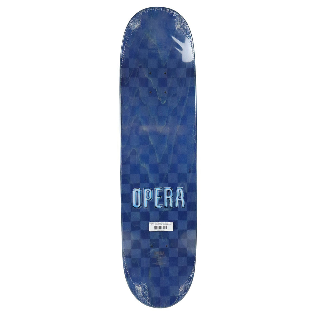 Opera Skateboard Deck Control Pop Slick Black/Red 8.38" x 32.4"