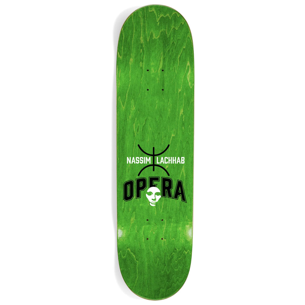 Opera Skateboard Complete Nassim Lachhab Gift Natural Holographic 8.375" x 32"