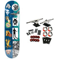 Opera Skateboard Complete Trey Wood Other Side Blue 8.25" x 32.1"