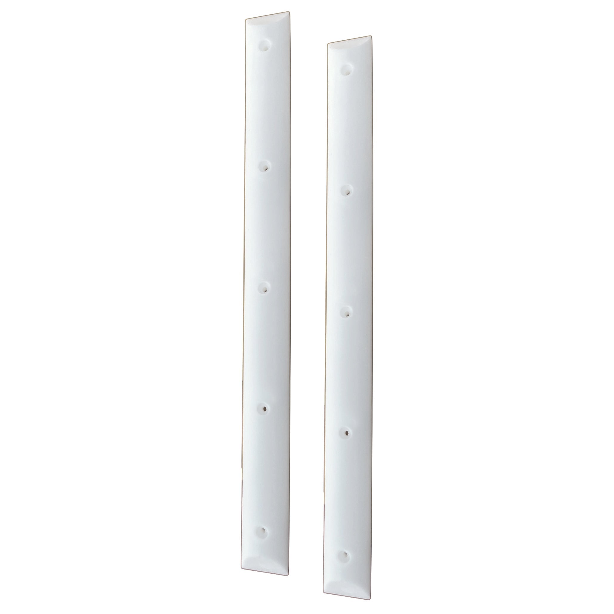 Opera Skateboard Rails with Mounting Screws - Fatties 1.25" Wide, 12.75" Long, 4-Hole Design (Pack of 2)