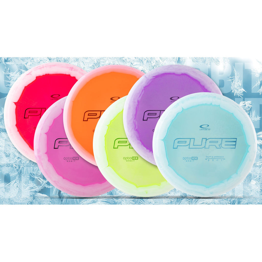 Latitude 64 Disc Golf Opto-Ice Orbit Pure Putter 3/3/-1/1 - Choose Exact Disc