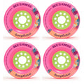 Orangatang Longboard Wheels Bees Knees Pink 90mm 83A