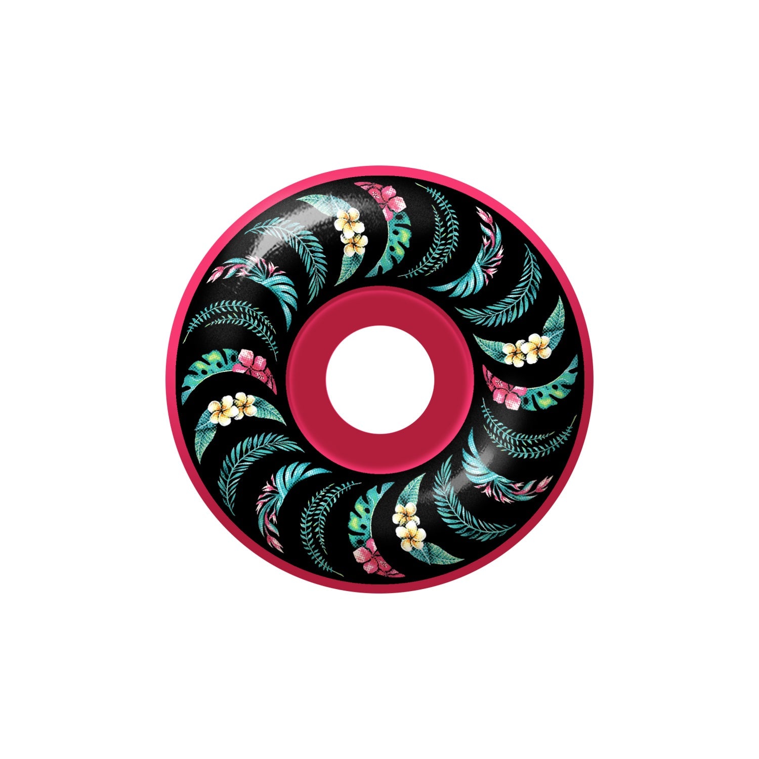 Spitfire Skateboard Wheels 52mm F4 99A Floral Classic Pink