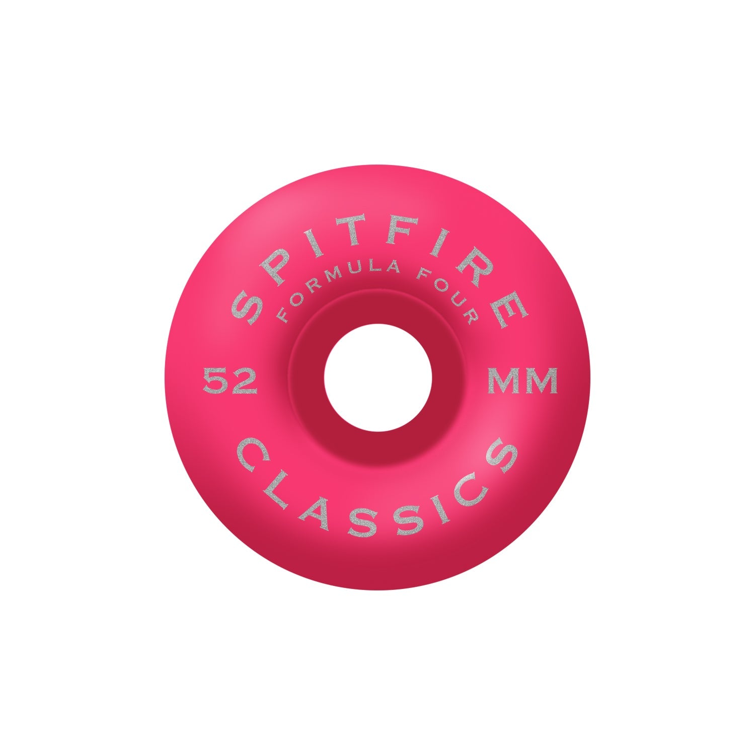 Spitfire Skateboard Wheels 52mm F4 99A Floral Classic Pink
