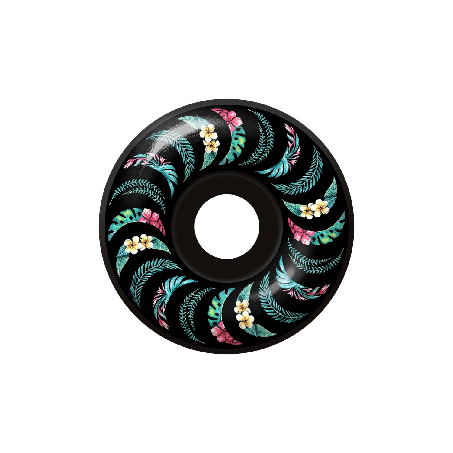 Spitfire Skateboard Wheels 55mm F4 99A Floral Classic Black