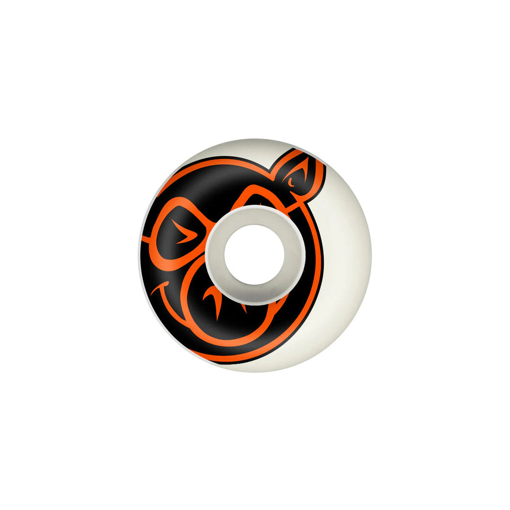 Pig Skateboard Wheels 54mm Classic 99A White