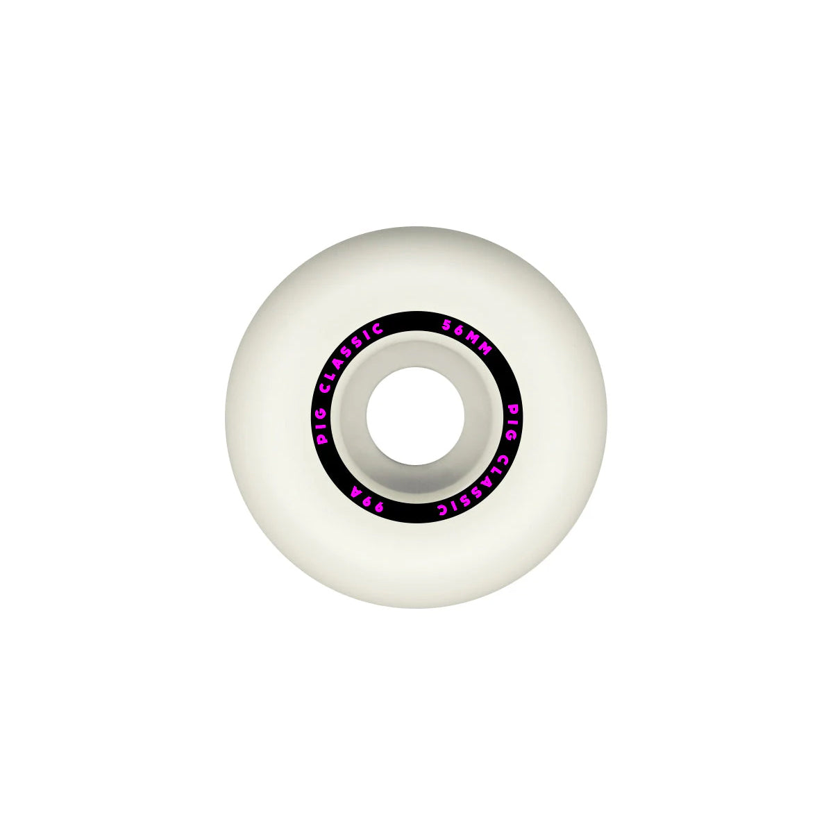 Pig Skateboard Wheels 56mm Classic 99A White