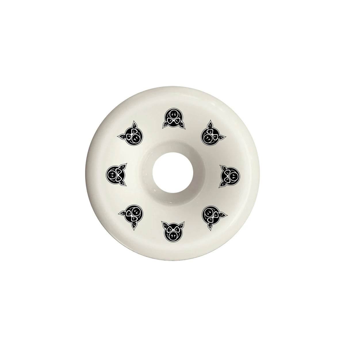 Pig Skateboard Wheels 55mm Conical 99A White