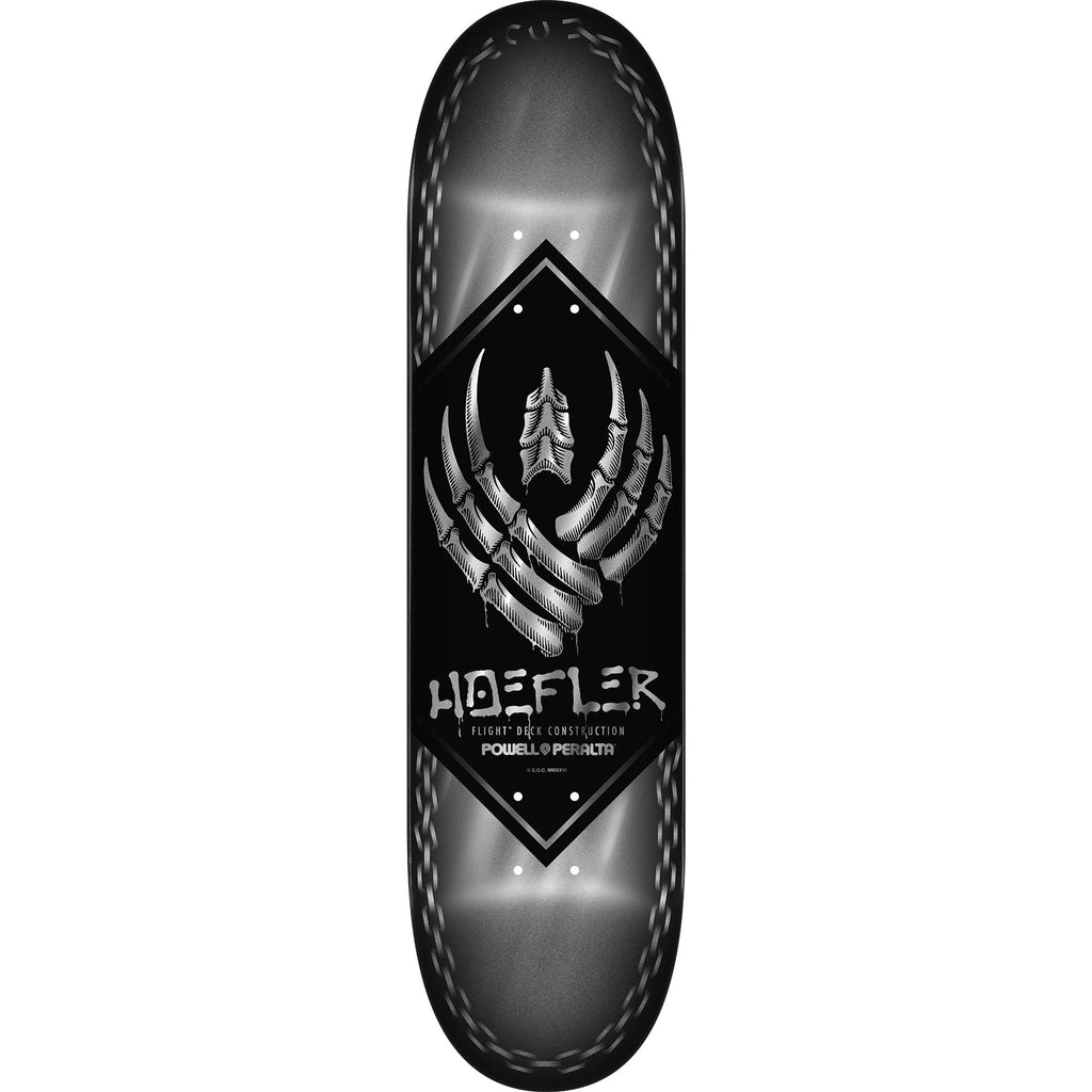 Powell Peralta Skateboard Deck Flight Kelvin Hoefler Chains Silver 8.0" x 31.45"