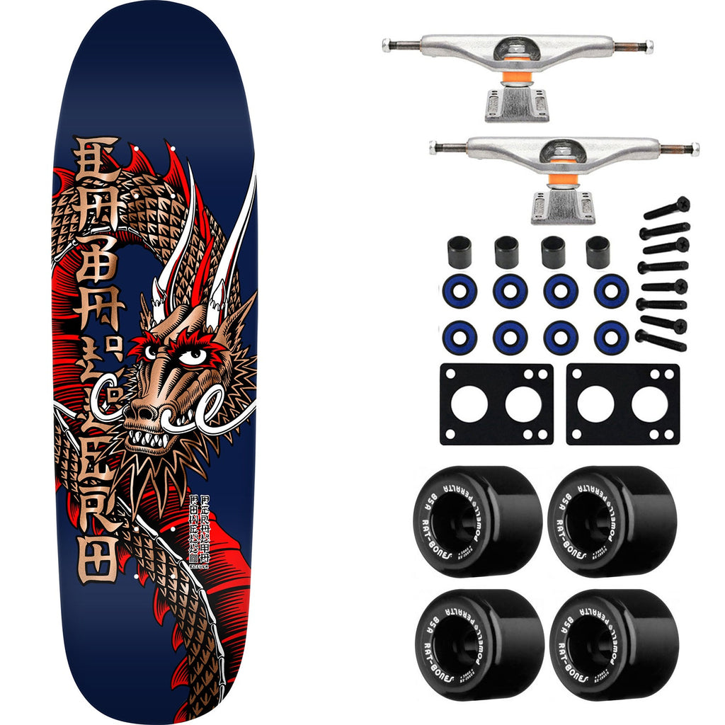Powell Peralta Skateboard Caballero Ban This Navy/Copper Foil / Independent/ Rat Bones Black