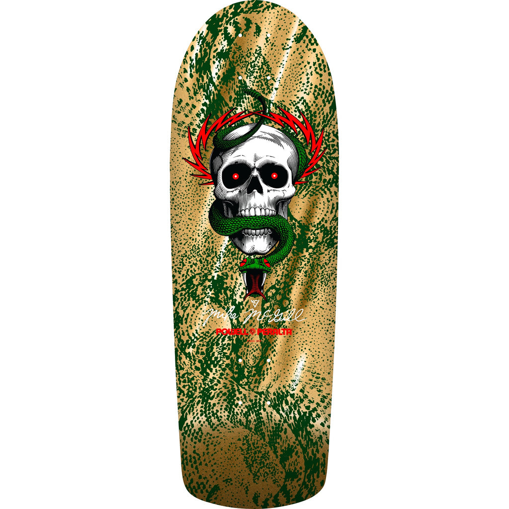 Powell Peralta Skateboard McGill Skull and Snake Green/Gold Foil / Independent/ Rat Bones White