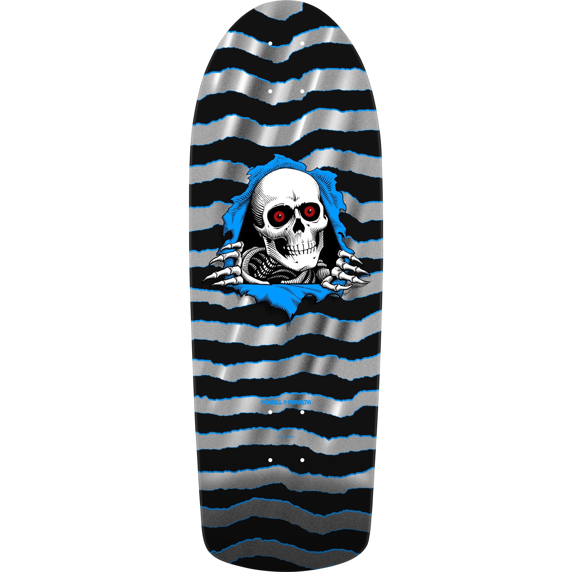 Powell Peralta Skateboard OG Ripper Silver Foil / Independent/ Rat Bones Black