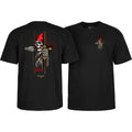 Powell Peralta Skateboard Shirt Zach Doelling Archer Black
