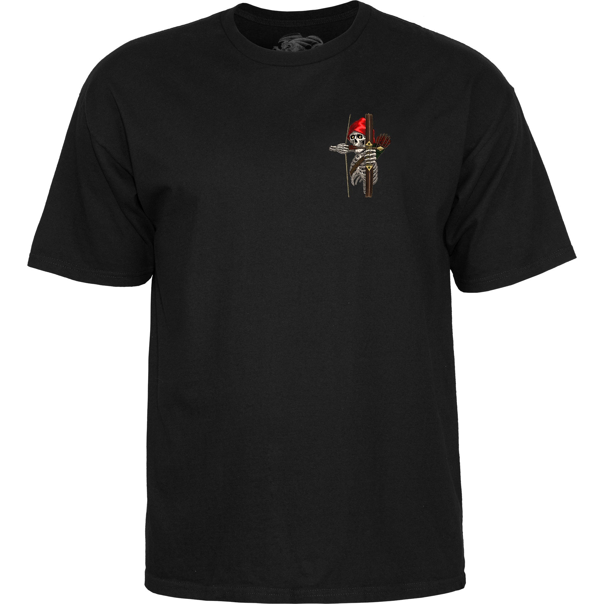 Powell Peralta Skateboard Shirt Zach Doelling Archer Black