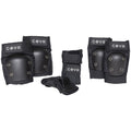 Push Skateboarding Covr Youth Junior Pad Set Black M/L