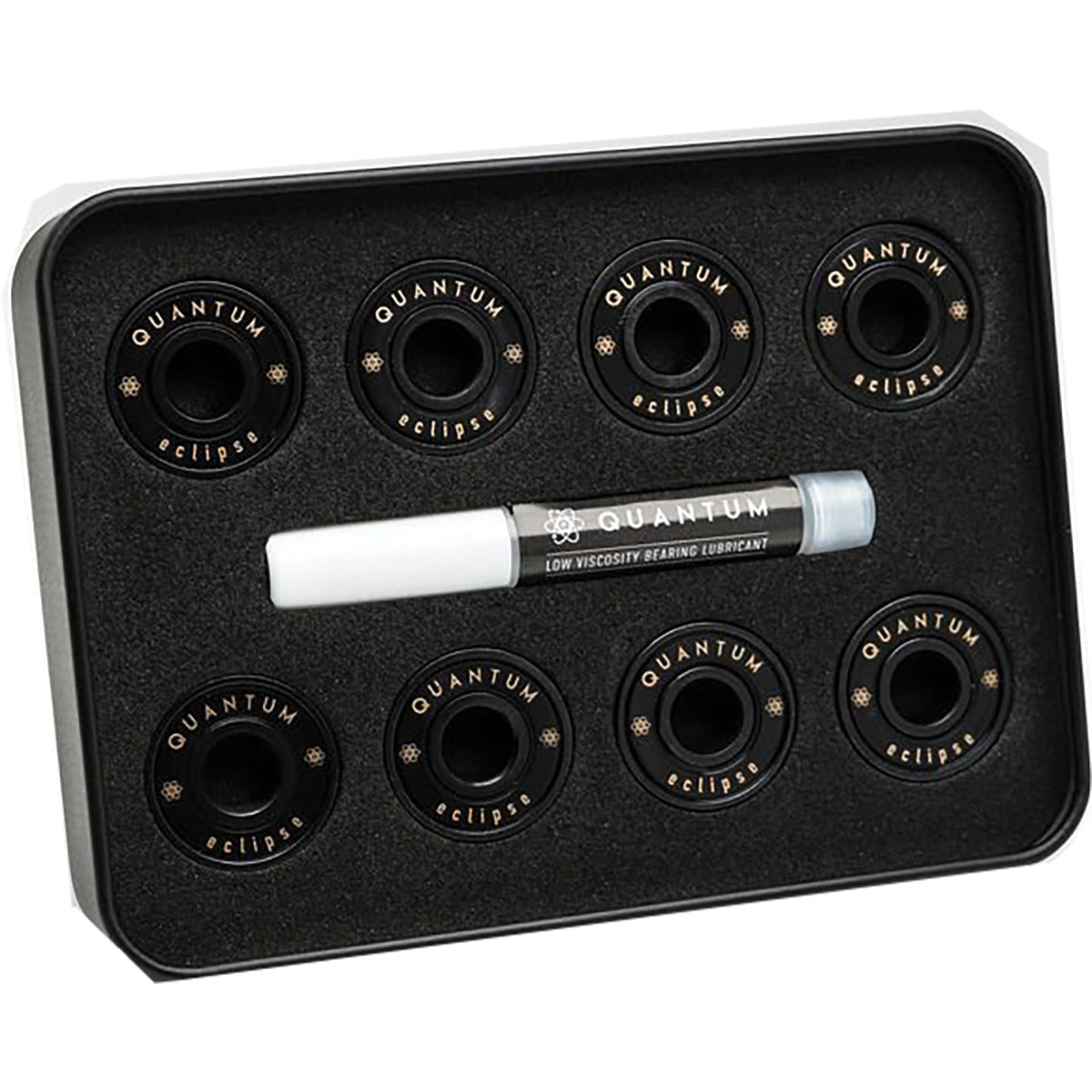 Quantum Bearing Science Eclipse Series Full Ceramic Skateboard Bearings Kit