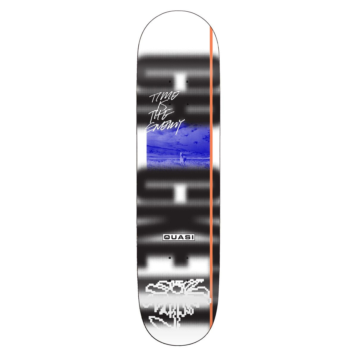 Quasi Skateboard Complete Gilbert Crockett Time Is 8.5" x 32.25"