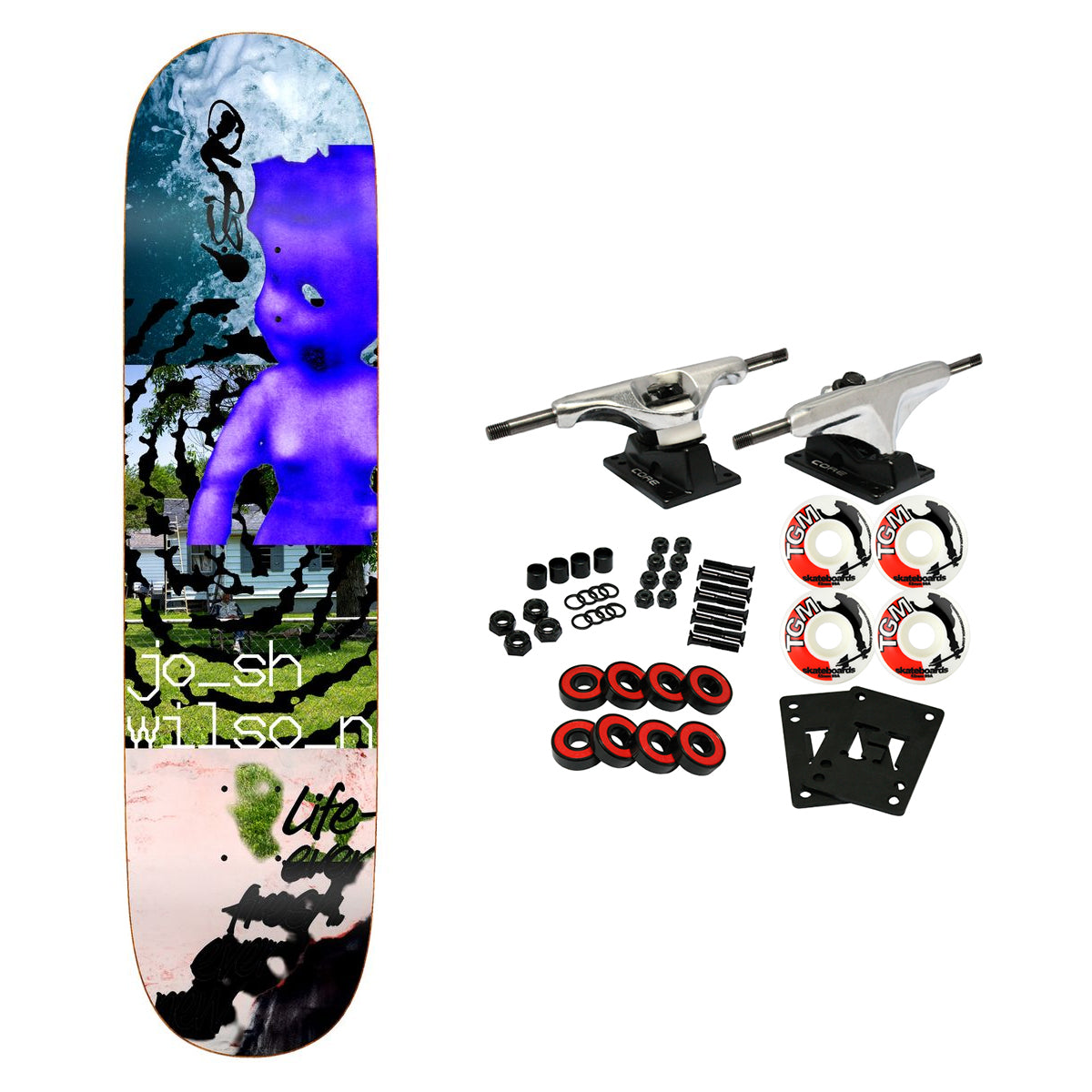 Quasi Skateboard Complete Josh Wilson Needmore 8.0" x 31.875"