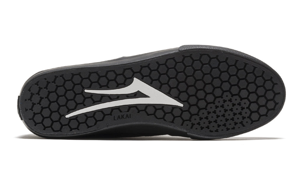 Lakai Skateboard Shoes Riley Hawk 3 Black/Black Suede