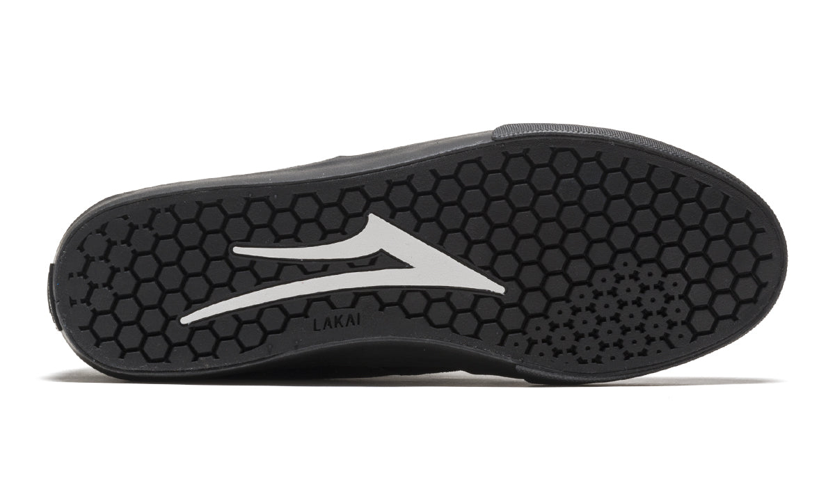 Lakai Skateboard Shoes Riley Hawk 3 Black/Black Suede