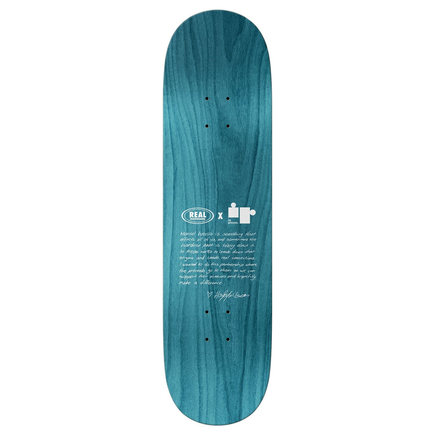 Real Skateboard Complete Hayley Wilson Pieces True Fit 8.25" x 31.5"
