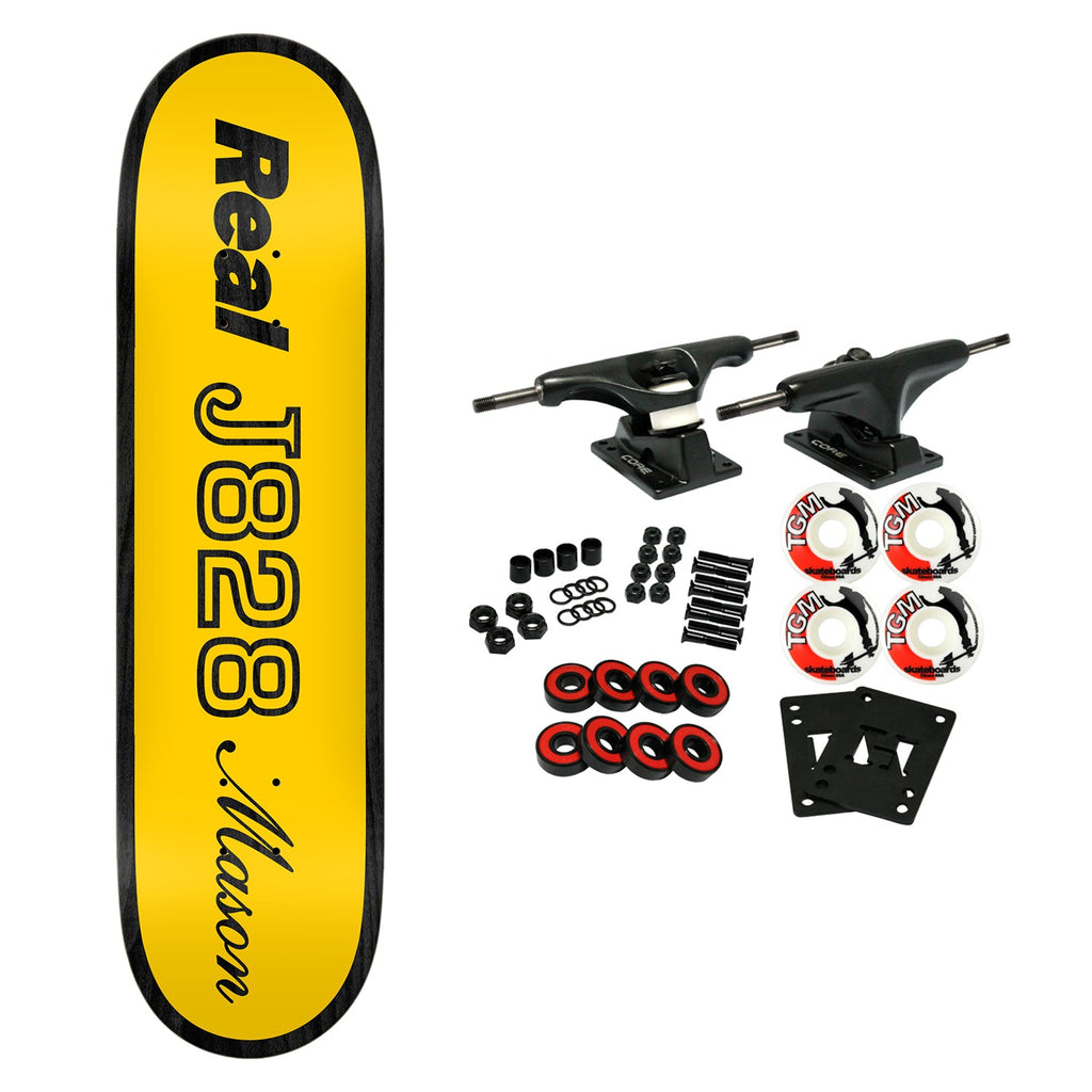 Real Skateboard Complete Mason Shape Code 8.28" x 31.7"
