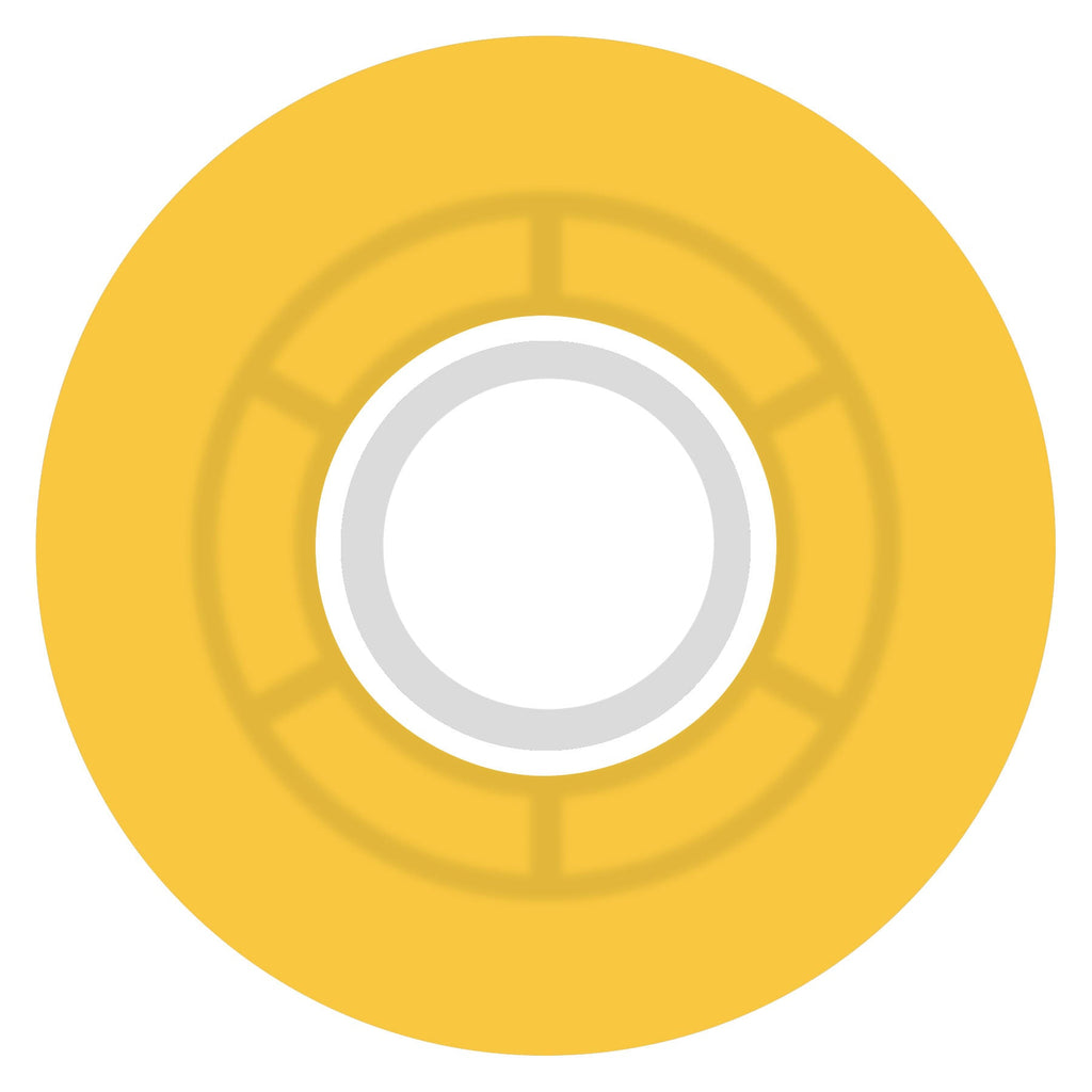 Ricta Skateboard Wheels 55mm Clouds 78A Transparent Citrus