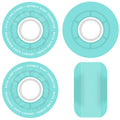 Ricta Skateboard Wheels 57mm Clouds 78A Transparent Aqua