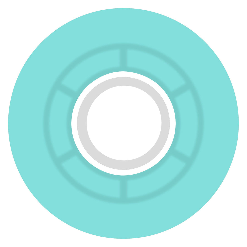 Ricta Skateboard Wheels 57mm Clouds 78A Transparent Aqua